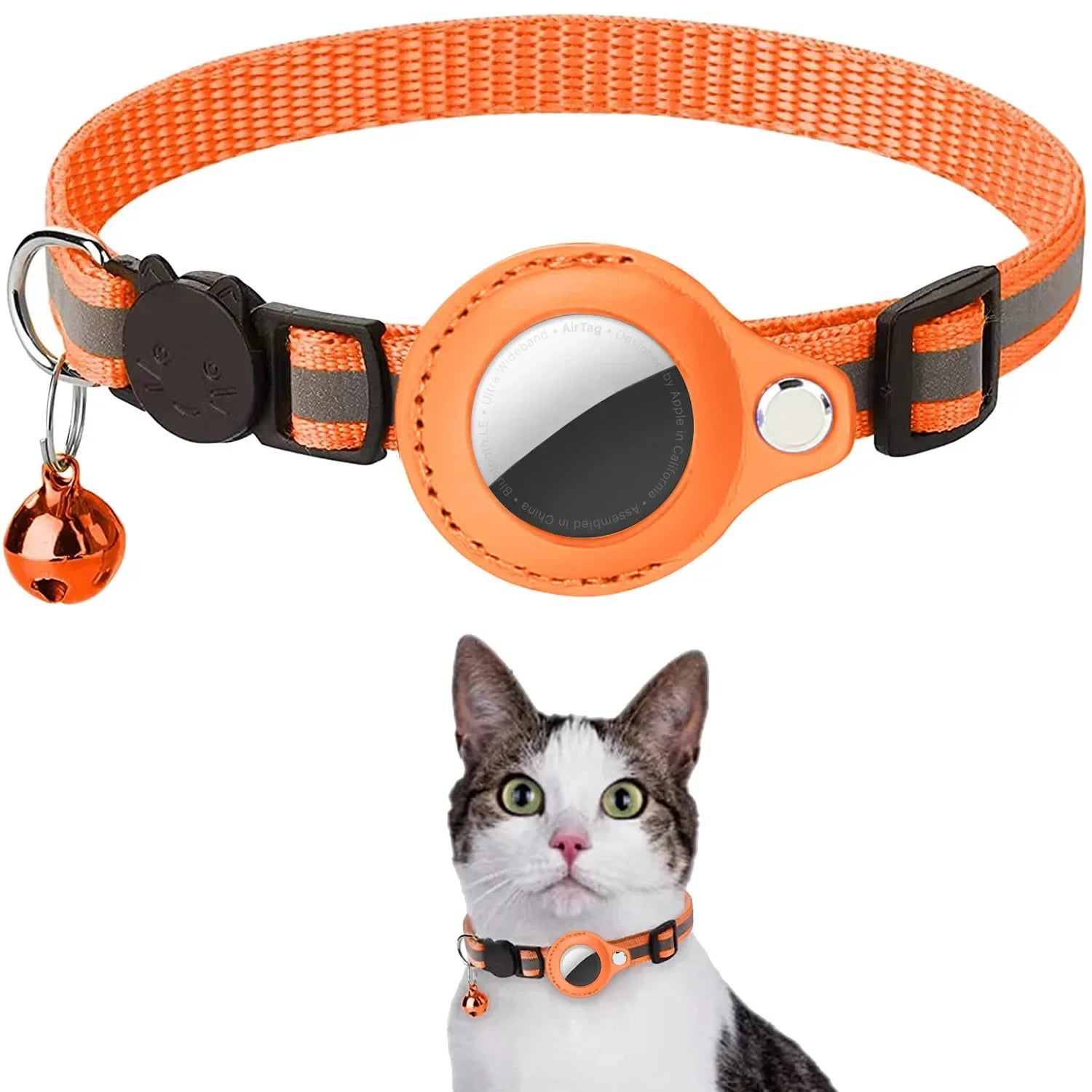 Collare Catarifrangente AeroPet™ con Supporto AirTag