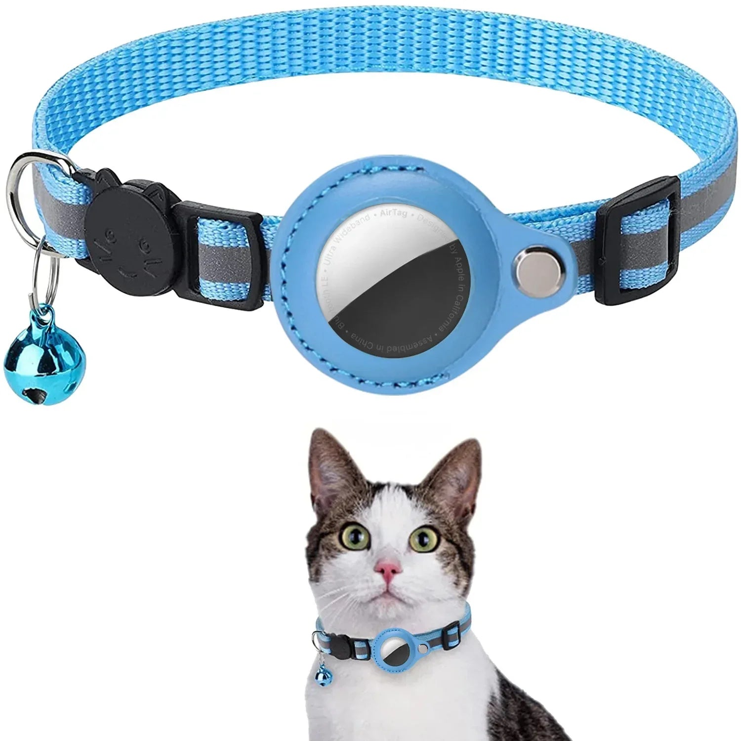 Collare Catarifrangente AeroPet™ con Supporto AirTag