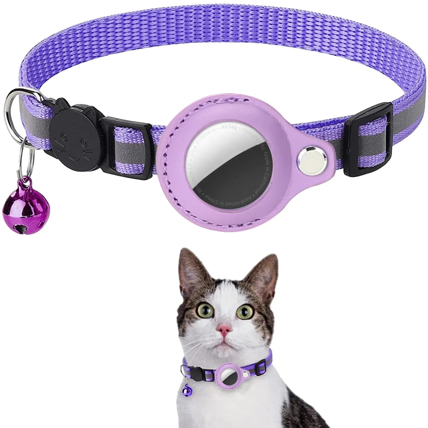 Collare Catarifrangente AeroPet™ con Supporto AirTag