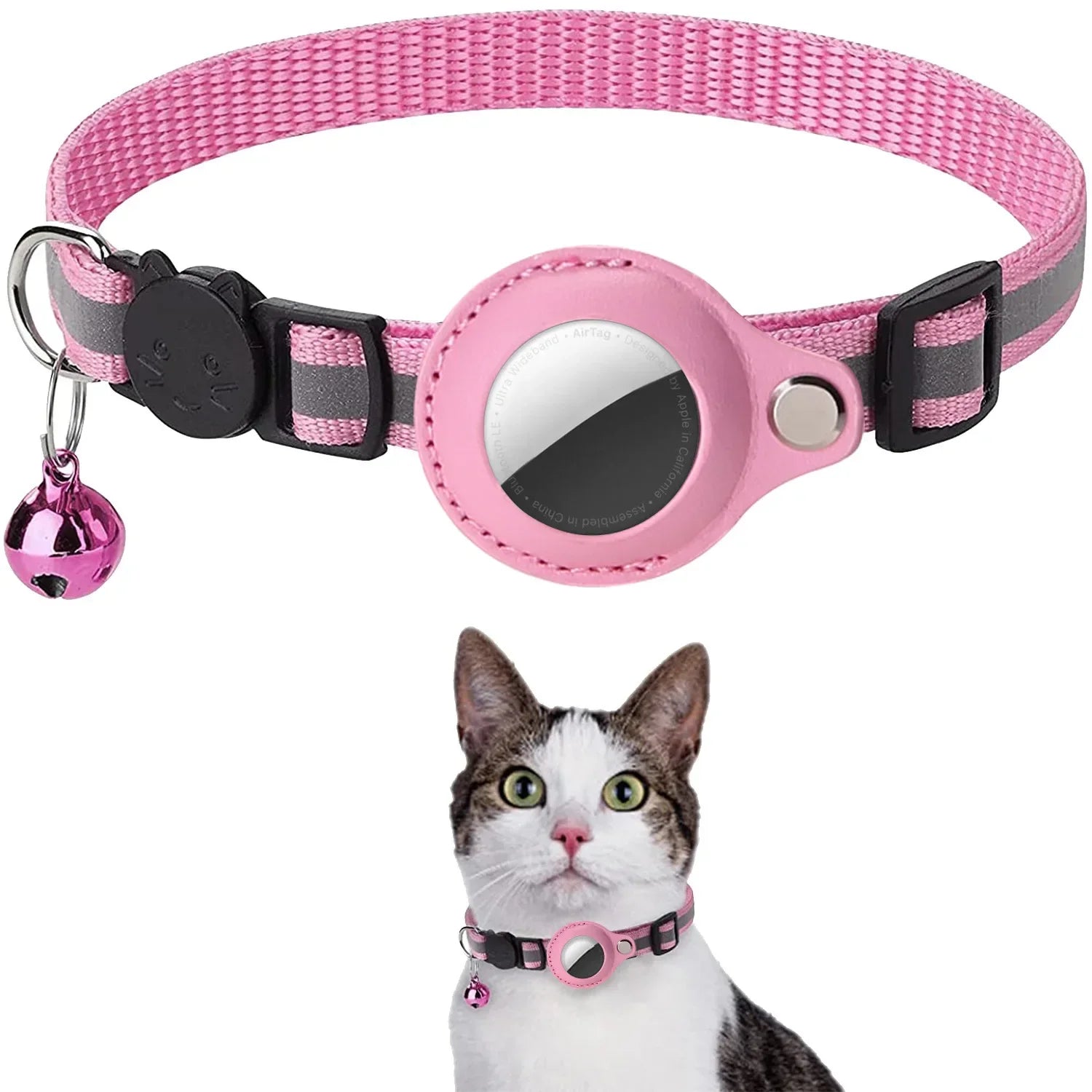 Collare Catarifrangente AeroPet™ con Supporto AirTag