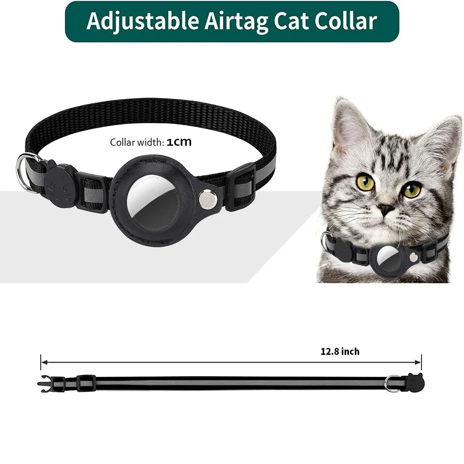 Collare Catarifrangente AeroPet™ con Supporto AirTag