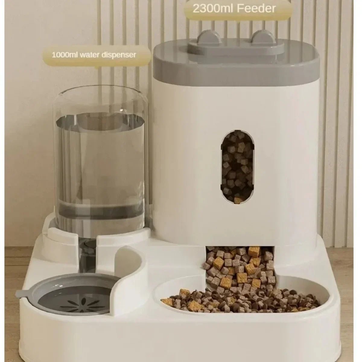PetBar 2-in-1: Dispenser Automatico di Cibo e Acqua. - ZampaSmart