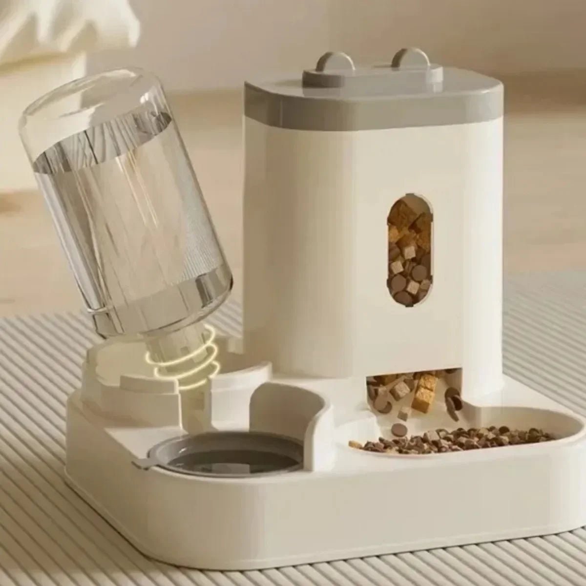 PetBar 2-in-1: Dispenser Automatico di Cibo e Acqua. - ZampaSmart