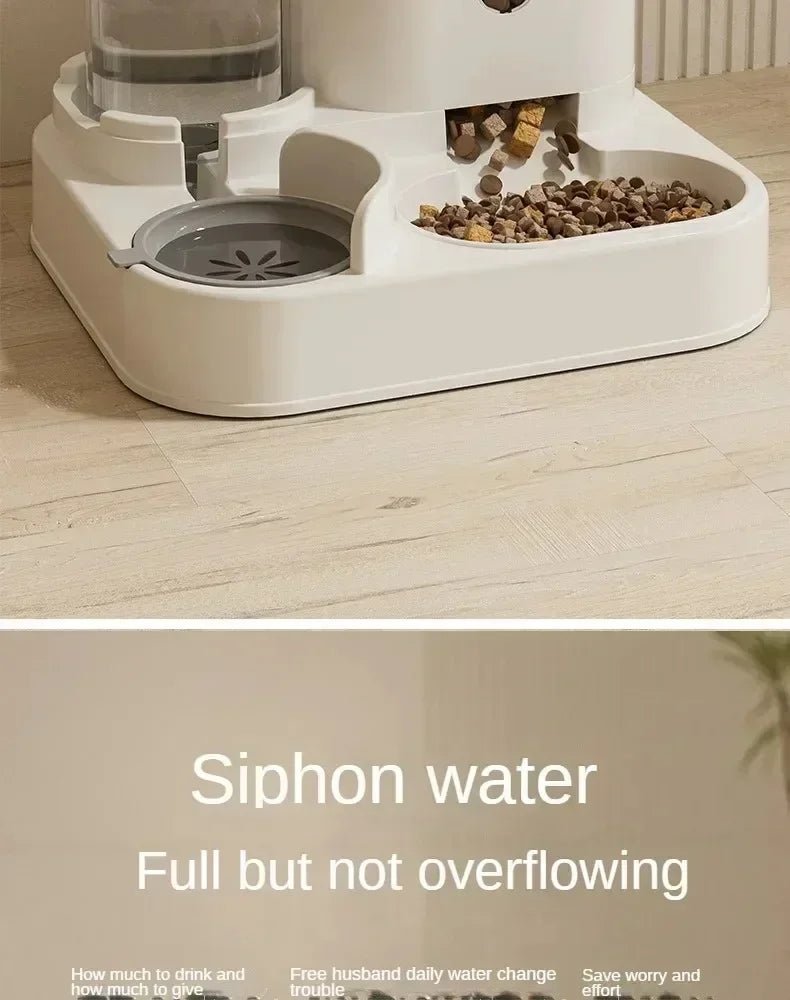 PetBar 2-in-1: Dispenser Automatico di Cibo e Acqua. - ZampaSmart