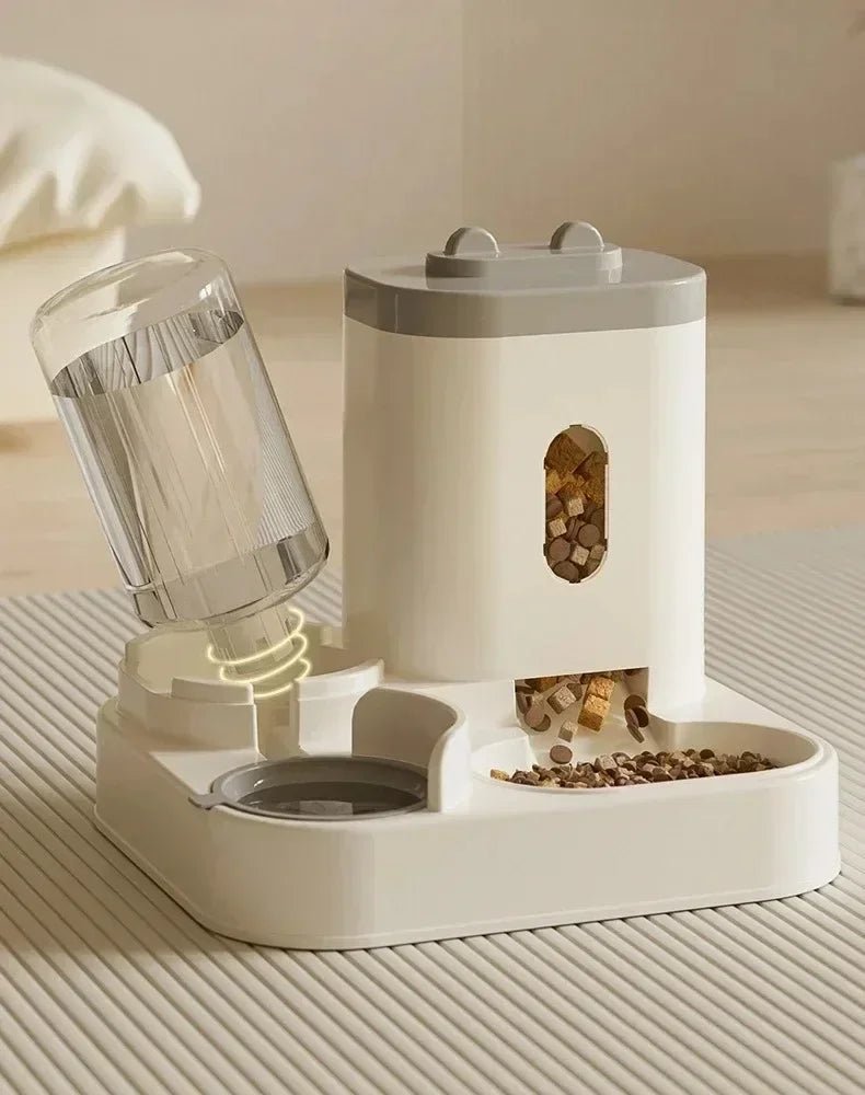 PetBar 2-in-1: Dispenser Automatico di Cibo e Acqua. - ZampaSmart