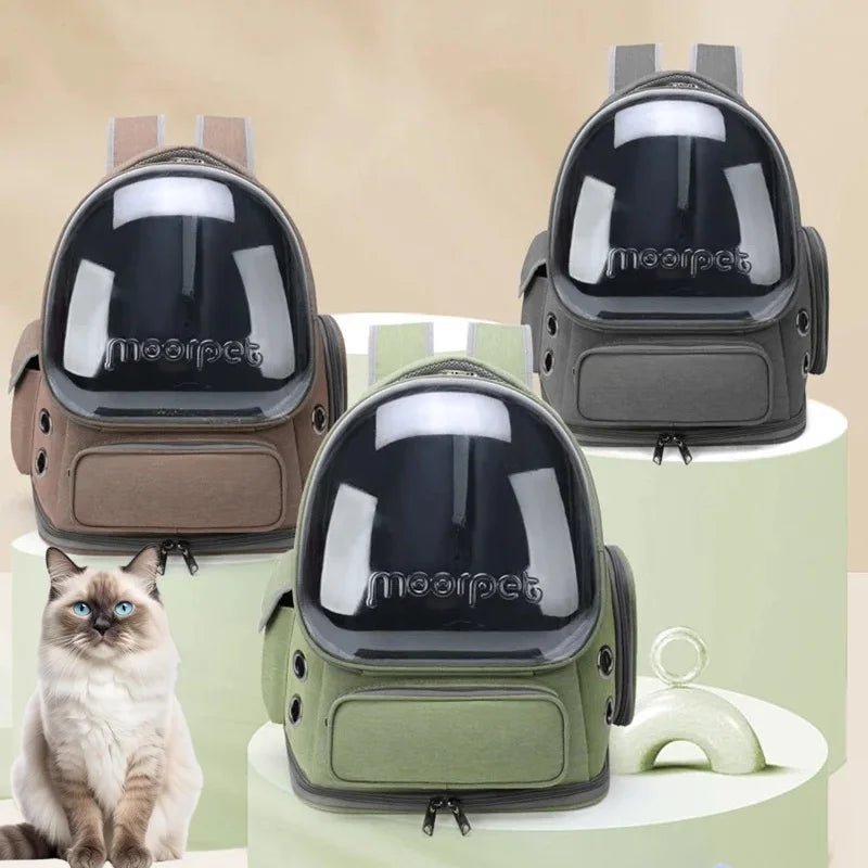 Zaino trasparente per gatti — viaggia con il tuo pelosetto - ZampaSmart
