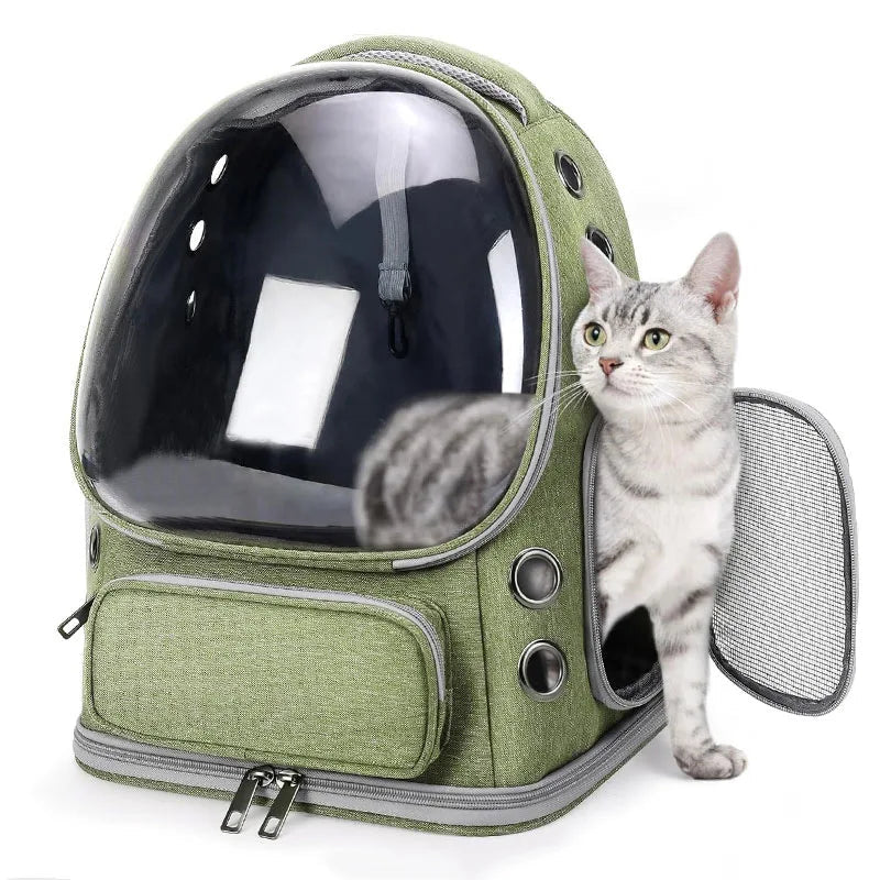 Zaino trasparente per gatti — viaggia con il tuo pelosetto - ZampaSmart