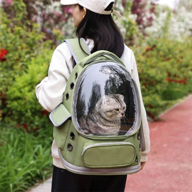 Zaino trasparente per gatti — viaggia con il tuo pelosetto - ZampaSmart